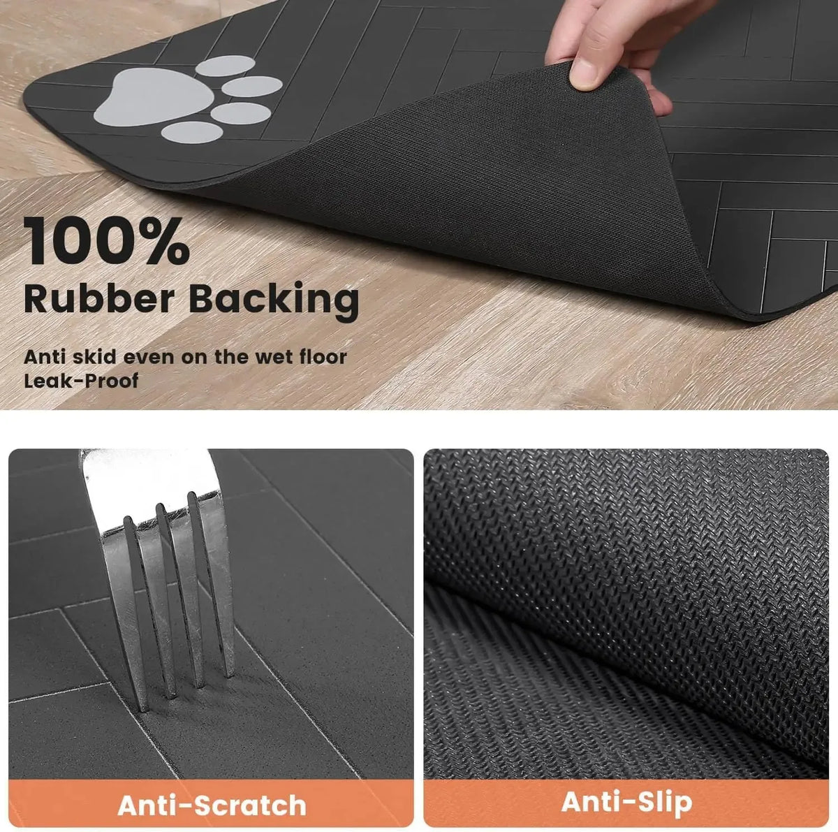 PawDry™ Absorbent Pet Feeding Mat