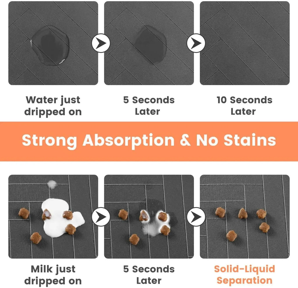 PawDry™ Absorbent Pet Feeding Mat