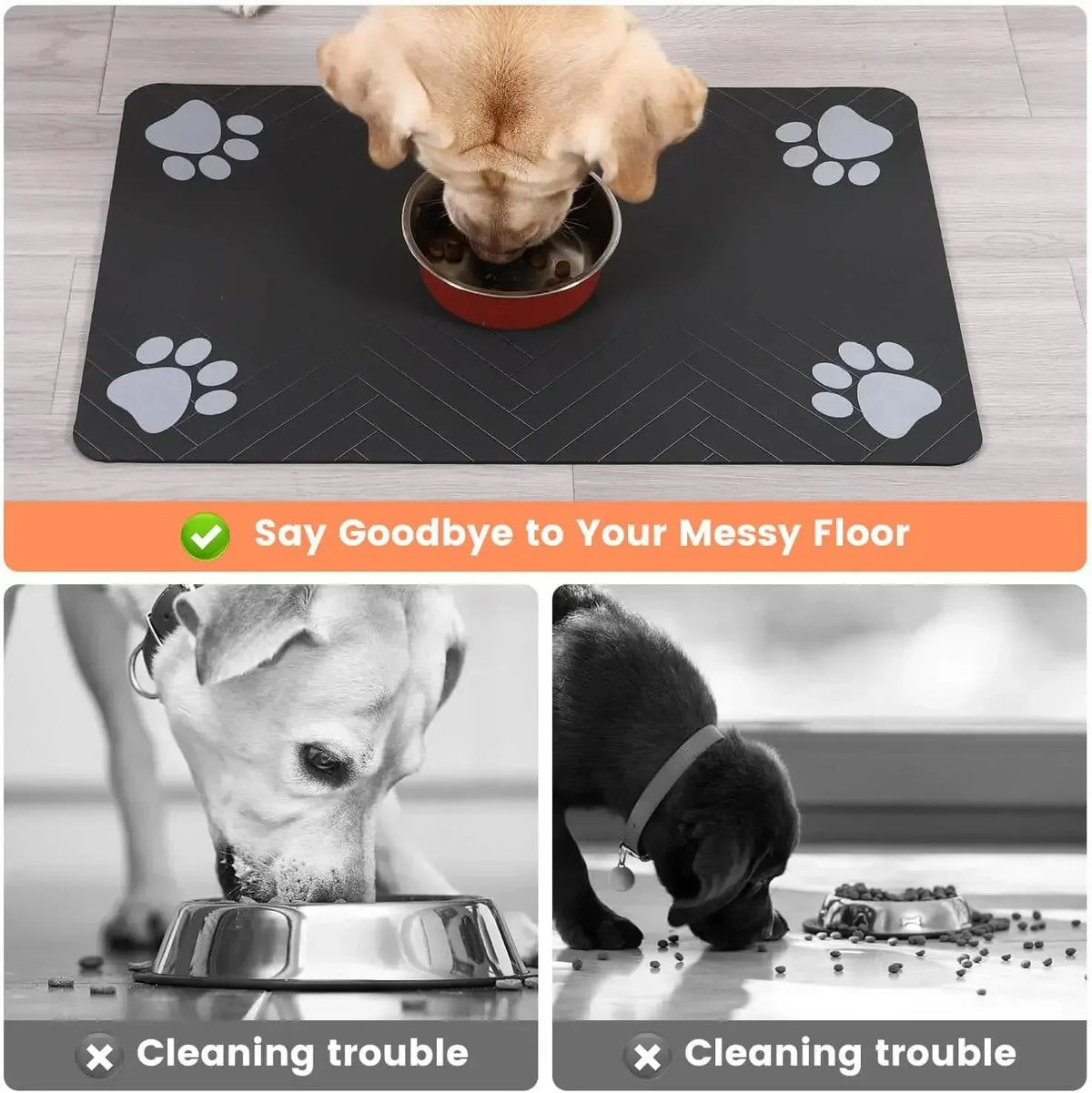 PawDry™ Absorbent Pet Feeding Mat