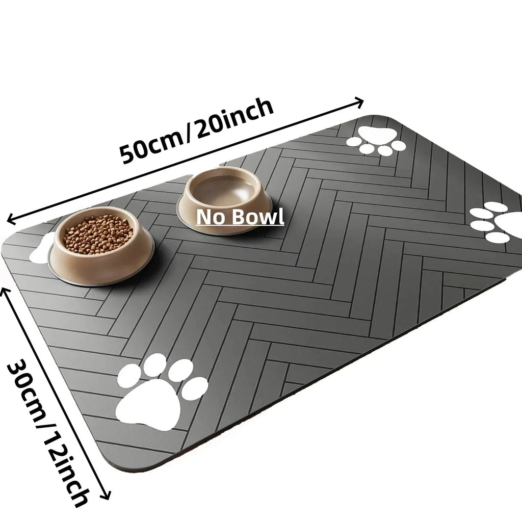 PawDry™ Absorbent Pet Feeding Mat