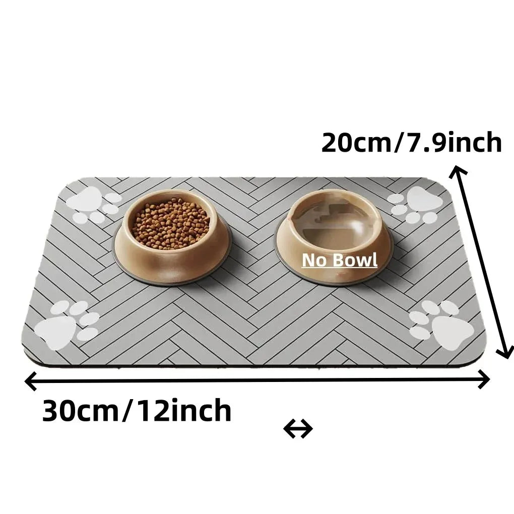 PawDry™ Absorbent Pet Feeding Mat