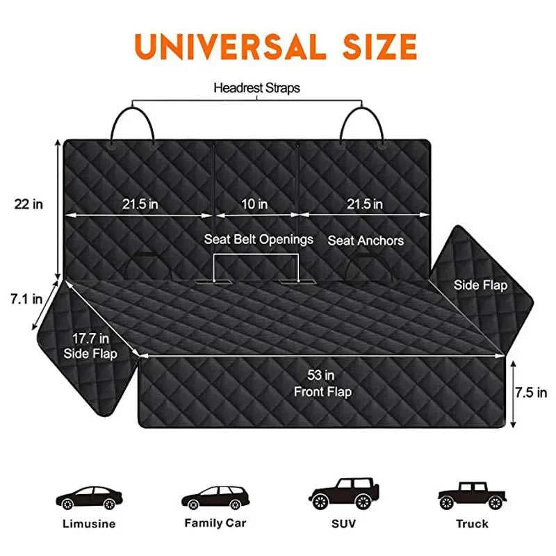 PawVoyage™ Pet Car Seat Cover