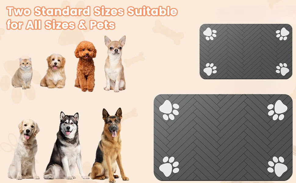 PawDry™ Absorbent Pet Feeding Mat