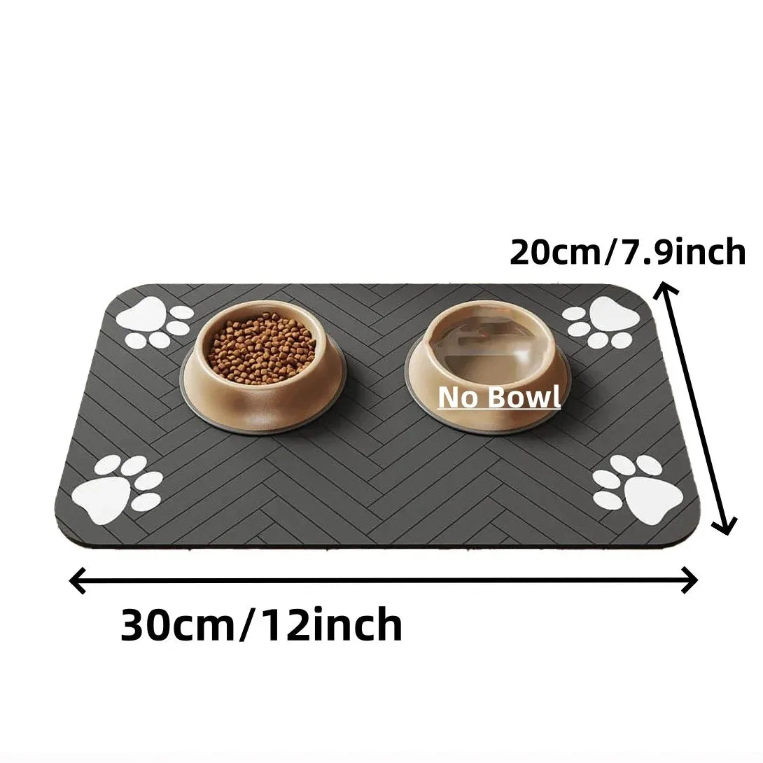 PawDry™ Absorbent Pet Feeding Mat